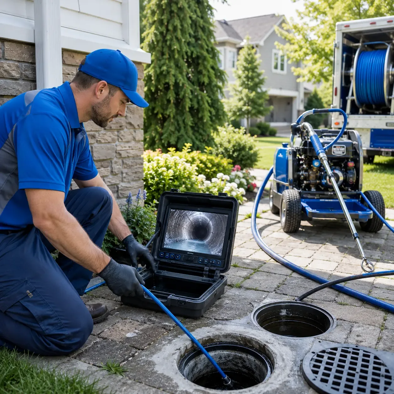 Outdoor drain cleaning professionals serving Saint Ansgar, IA